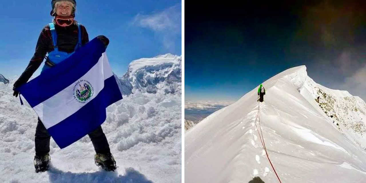 Alfa Karina Arrué vuelve a la cumbre: conquistó el Monte Denali