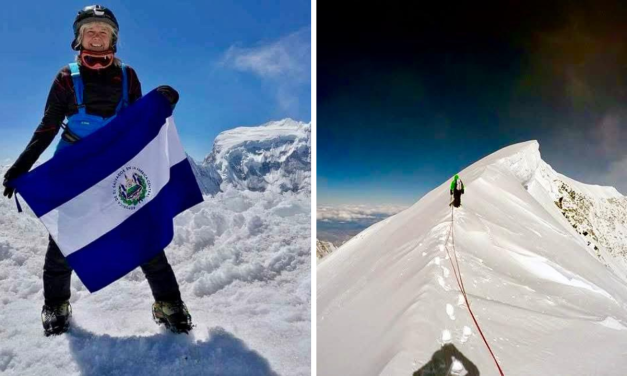 Alfa Karina Arrué vuelve a la cumbre: conquistó el Monte Denali
